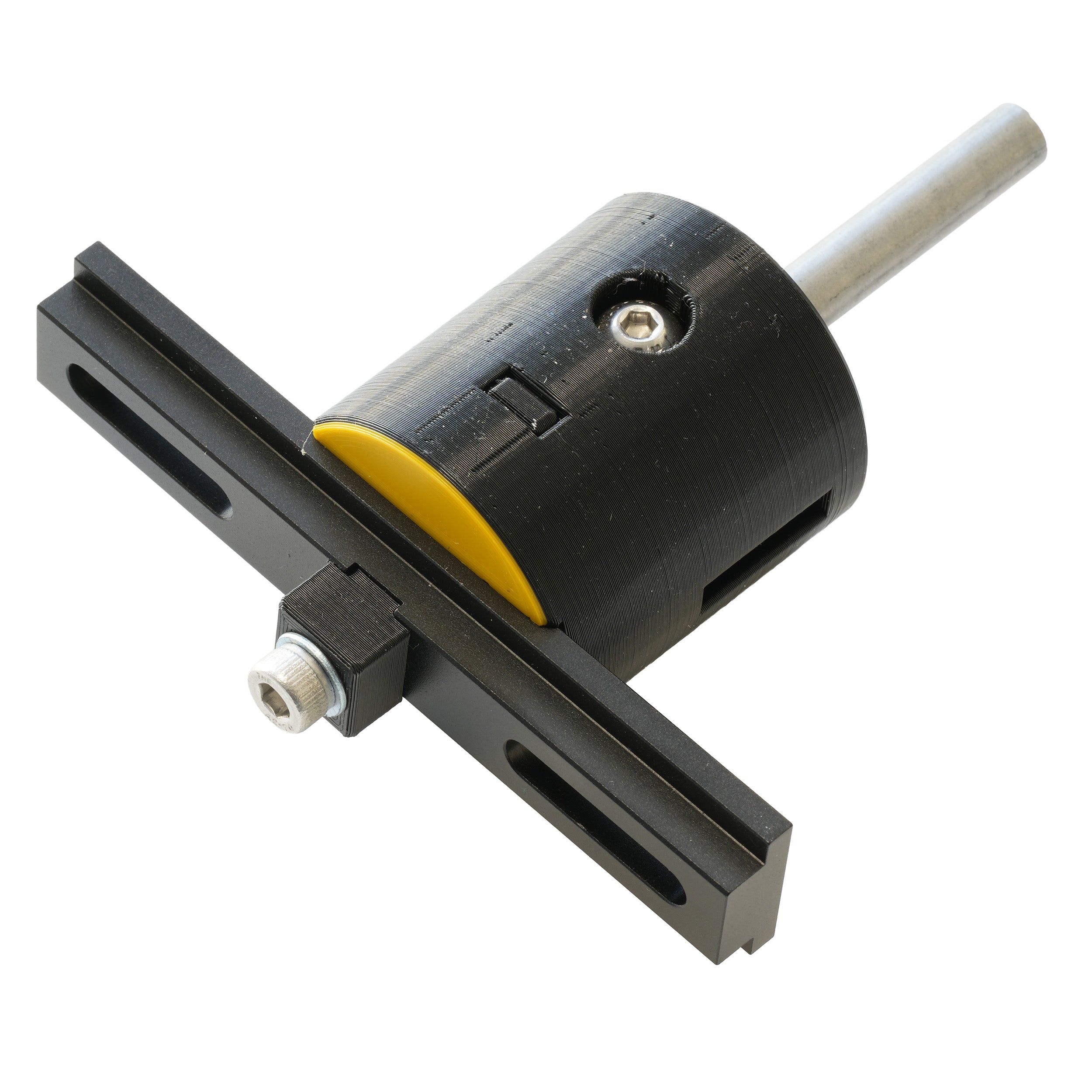 I bought this with the universal clamps.  When I rotate the knife I get an angle variance of about 0.5°.